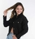 Campera Jeans Mom Corta Desflecada _ 43615