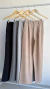 Pantalón Sastrero Recto Pinza Bolsillos Elástico Atrás _ 43805