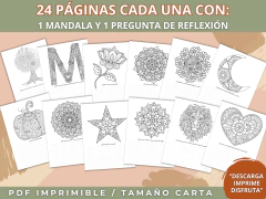 Mandalas - Archivo Imprimible - MERAKI.PLANNERS