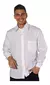Camisa Manga Larga Lisa Hombre Con Bolsillo TALLE ESPECIAL BLANCO