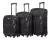 Set De Valijas Wacky Rueda Giratoria NEGRO