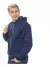 Campera de Friza Hombre Con Capucha Prince AZUL MARINO - Wacky Indumentaria