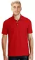 Chomba Manga Corta Hombre Clasica Lisa 100% Algodon ROJO