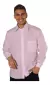 Camisa Manga Larga Lisa Hombre Variedad Colores Con Bolsillo ROSA