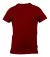 Remera Basica Hombre Manga Corta Lisa 100% Algodon BORDO en internet