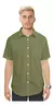 Camisa Manga Corta Lisa Hombre Con Bolsillo VERDE