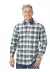 Camisa Escocesa Hombre Manga Larga Corte Clásico C/ Bolsillo VERDE
