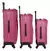 Set De Valijas Wacky Rueda Giratoria FUCSIA - Wacky Indumentaria