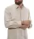 Camisa Manga Larga Lisa Hombre Con Bolsillo BEIGE