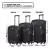 Set De Valijas Wacky Rueda Giratoria NEGRO - comprar online