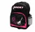 Mochila Escolar Reforzada Estampadas Lunares Negra