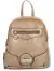 MOCHILA MUJER 10 WACKY PU SIMIL CUERO MODELO FF BEIGE