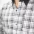 Camisa Escocesa Hombre Manga Larga Corte Clásico C/ Bolsillo NEGRO C/GRIS - comprar online