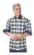 Camisa Escocesa Hombre Manga Larga Corte Clásico C/ Bolsillo VERDE - comprar online