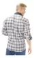 Camisa Escocesa Hombre Manga Larga Corte Clásico C/ Bolsillo NEGRO C/GRIS en internet