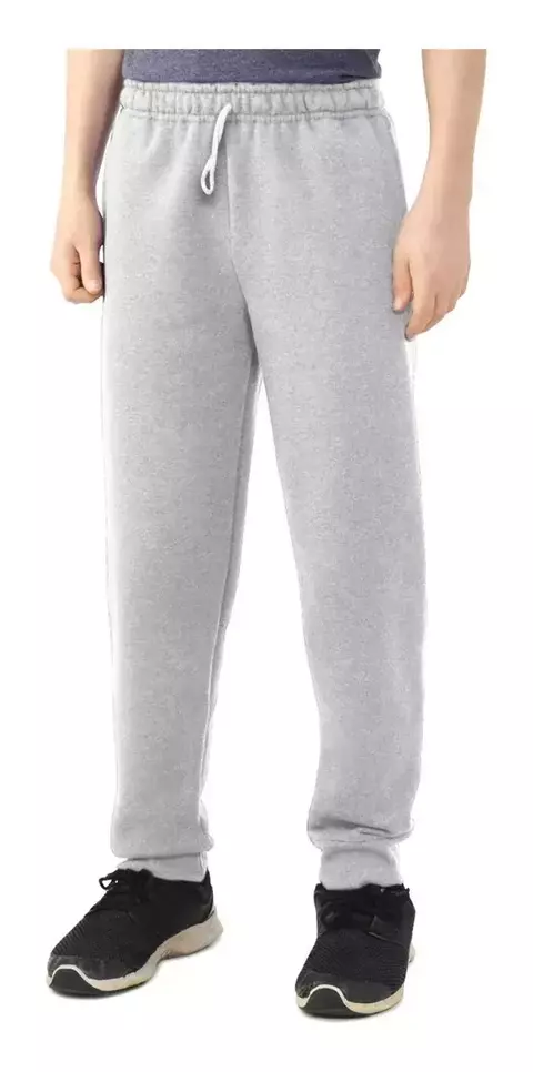Pantalon Friza Gris Melange Niño/a Unisex
