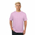 Remera Basica Hombre Manga Corta Lisa 100% Algodon ROSA