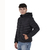 Campera inflada de hombre con capucha NEGRO UD 404 - Wacky Indumentaria