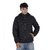 Campera inflada de hombre con capucha NEGRO UD401 - comprar online