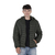 Campera inflada de hombre con capucha VERDE UD401 - tienda online