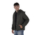 Campera inflada de hombre con capucha VERDE UD401 - comprar online