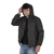 Campera inflada de hombre con capucha VERDE UD 404 - comprar online