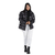 Imagen de Campera Dama Brillosa Talle S al XXL Color Negro