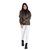 Campera Eco Cuero Color Cafe Con Capucha - tienda online