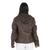 Campera Eco Cuero Color Cafe Con Capucha - Wacky Indumentaria