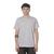 Chomba Manga Corta Hombre Clasica Lisa 100% Algodon GRIS MELANGE - comprar online