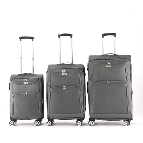 Set De Valijas Wacky PREMIUM Ruedas Giratorias GRIS