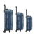 Set De Valijas Wacky Lisos Rueda Roller AZUL MARINO - comprar online