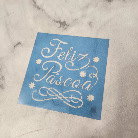 Estêncil Feliz Páscoa | EP01
