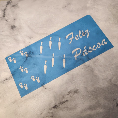 Estêncil Feliz Páscoa, Cenouras e Patinhas | EP06