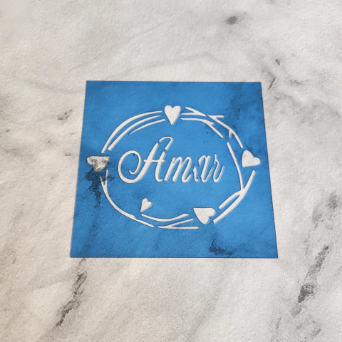 Estêncil Amar | ESP02 - comprar online