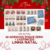 KIT NATAL com 10 Adesivos e 3 Estênceis | Cod. KNT - comprar online