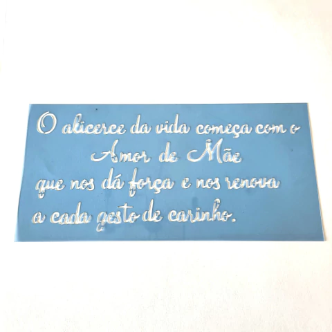 Estêncil Amor de Mãe | MAE01