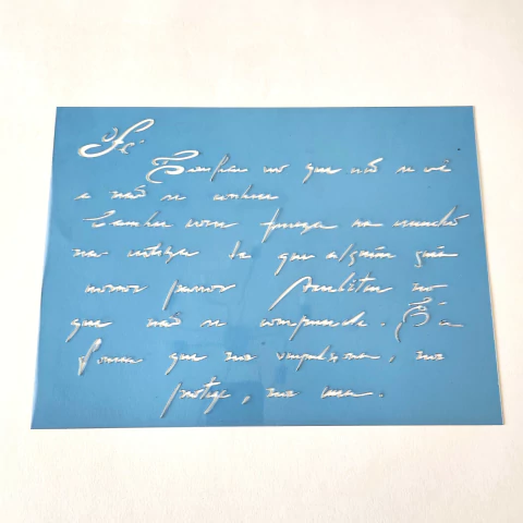 Estêncil Manuscrito | MAN01