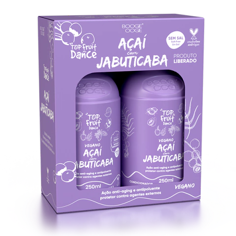 KIT SH+COND. TOP FRUIT DANCE AÇAI COM JABUTICABA 250ML