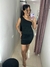 Vestido drapeado curto - Rica e Bela