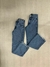 Calça jeans wide leg escura - comprar online