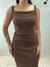 Vestido Midi detalhes nas costas - Rica e Bela