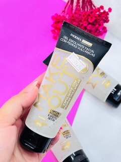 Gel esfoliante facial com pedras vulcânicas 100g
