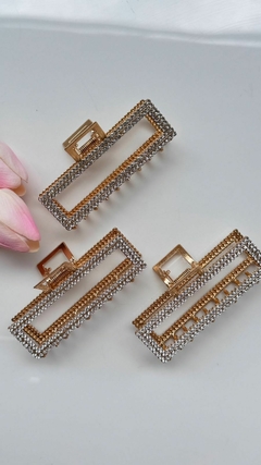 Prendedor de cabelo piranha com strass - comprar online