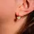 Aros Acero Dorado Daiana - comprar online