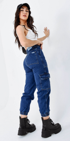 MOM CARGO AZUL - comprar online