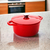 ACEROLA DE HIERRO 26CM ROJA BZ502R