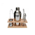 SET 7PCS COCKTAIL 350ML CON BASE DE MADERA BZK9-7 - comprar online