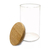FRASCO DE VIDRIO CON TAPA DE BAMBOO 85*200 BZSJ1124-1 - comprar online