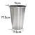 VASO DE ALUMINIO 1 LITRO LISO - comprar online